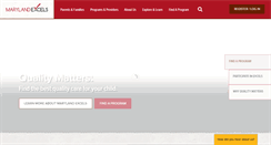 Desktop Screenshot of marylandexcels.org